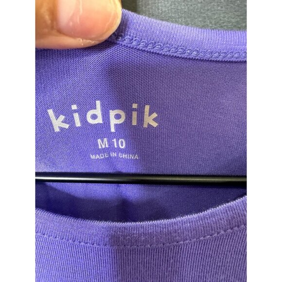 Kidpik Girls A-Line Pleated Dress Size‎ Medium 10 Purple Knee Length - Picture 2 of 5